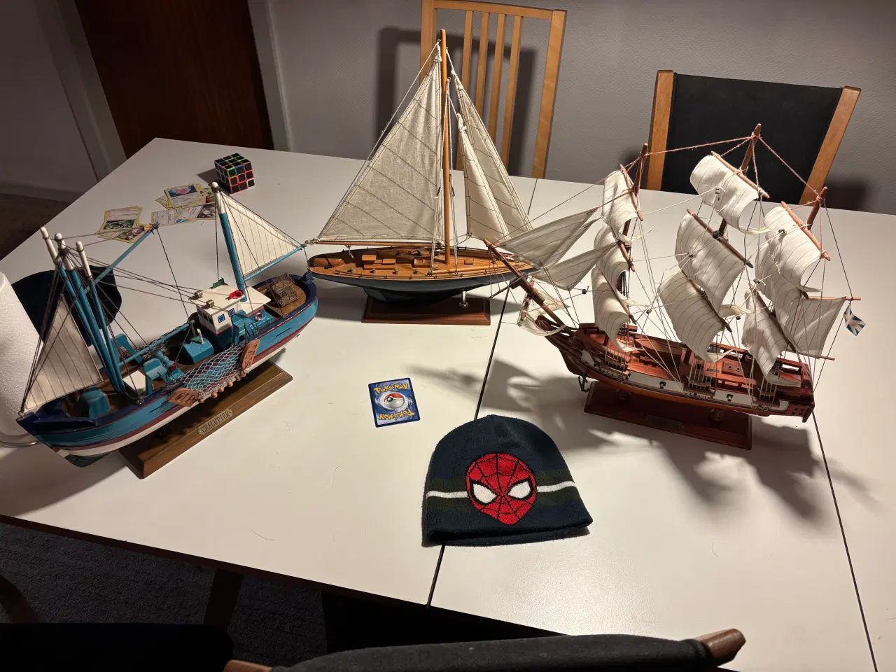 Billede 1 - 3 stk modelskibe 