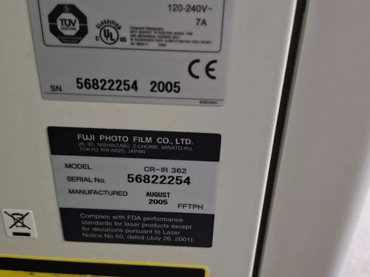 Billede 5 - Computed Radiography FUJI FCR XG 5000