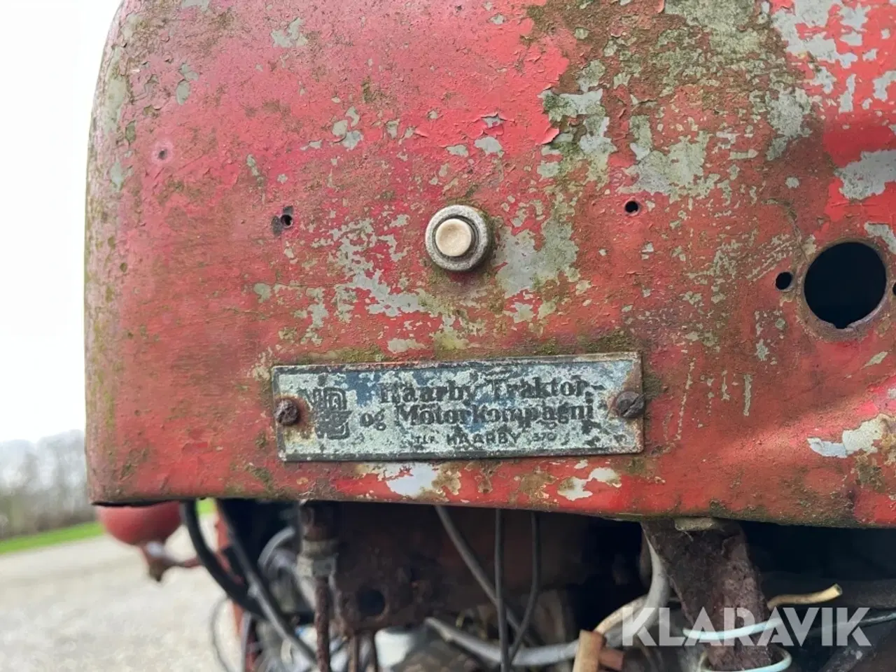 Billede 10 - Veteran Traktor Massey Ferguson 35 Guldfugl med aflæsservogn og plov
