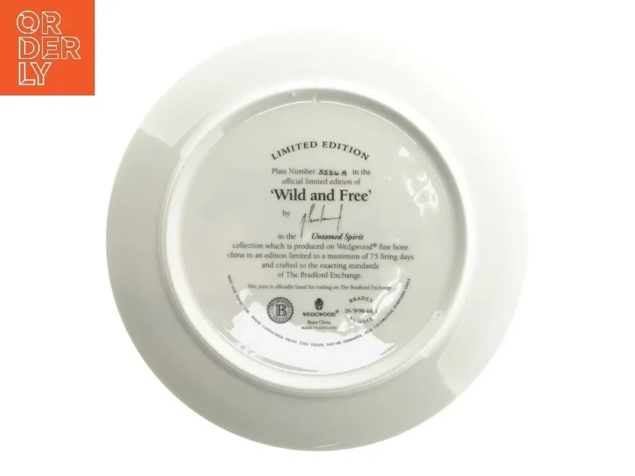 Billede 3 - Porcelæns samle tallerken med hestemotiv fra Wedgwood (str. Ø 20 cm)