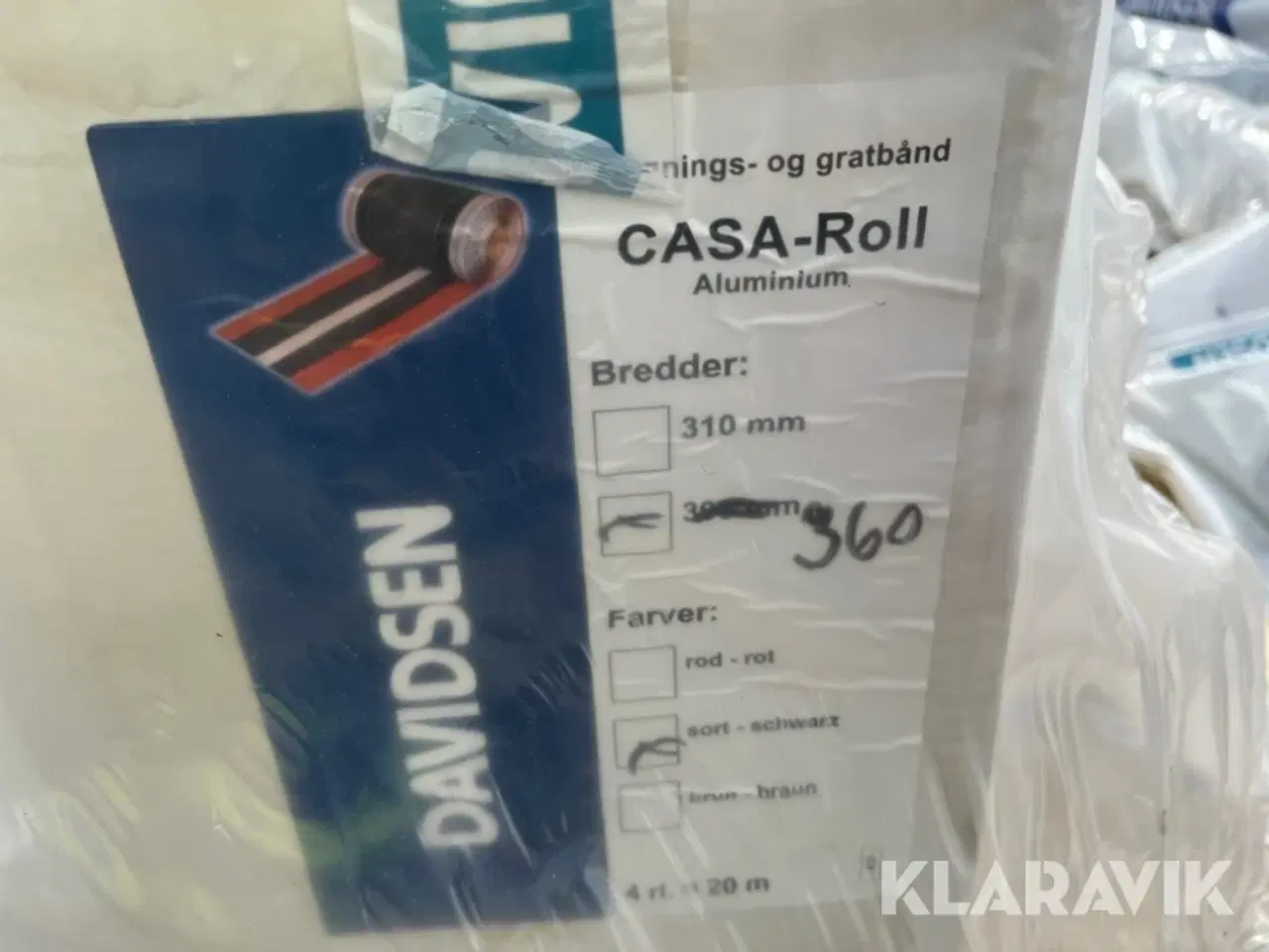 Billede 2 - Bygnings og gratbånd Casa-roll 360 4 pakker