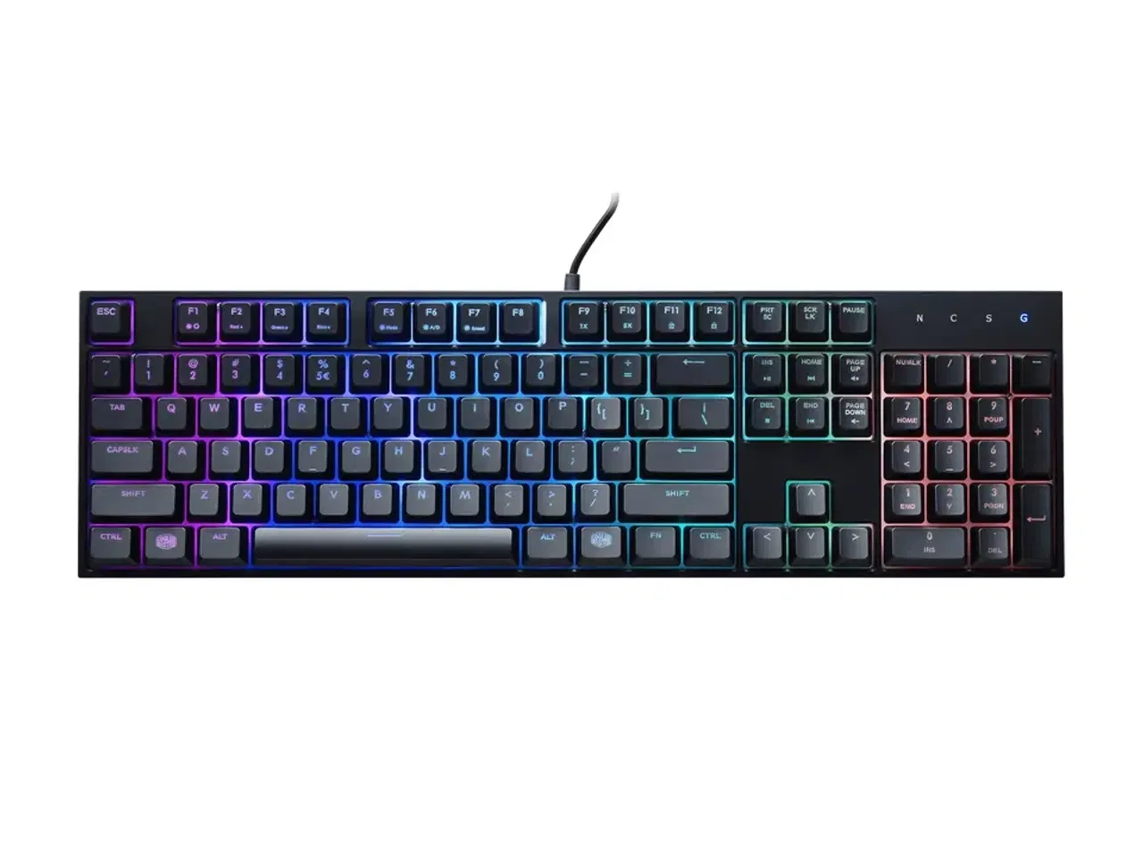 Billede 4 - 🎮💡 RGB Gamingtastatur – Cooler Master