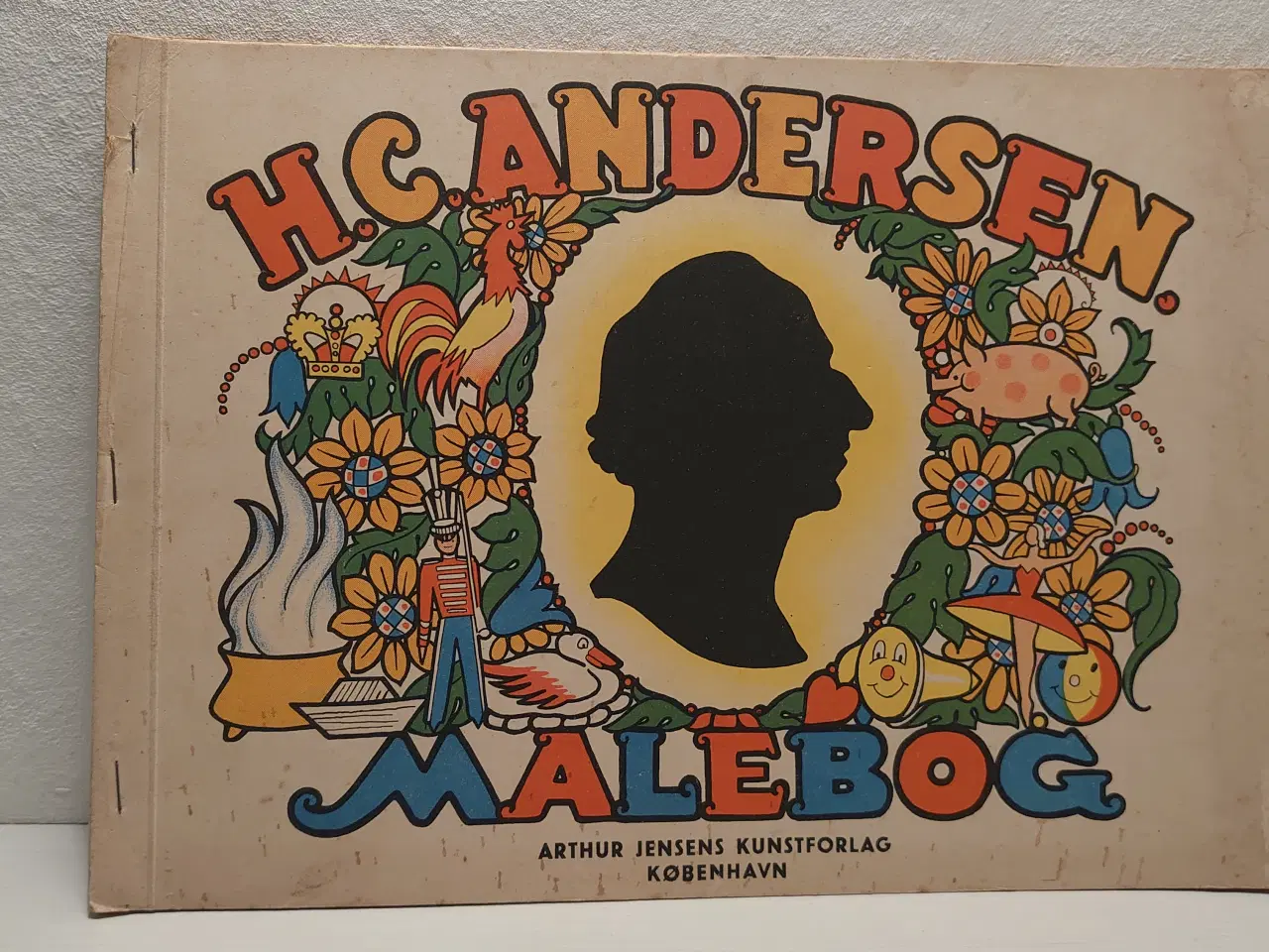 Billede 1 - H.C.Andersen: Ikke brugt malebog fra ca. 1950.