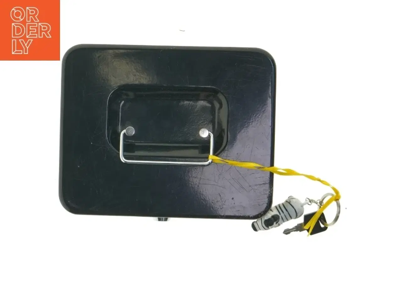 Billede 2 - Sort pengekasse med nøgle (str. 20x16 cm)