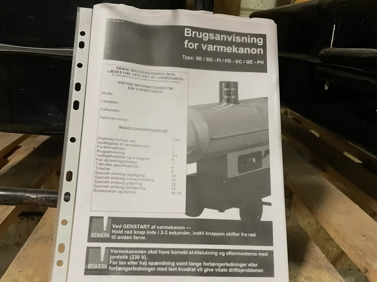 Billede 4 - Oklima SD170 xl varmekanon