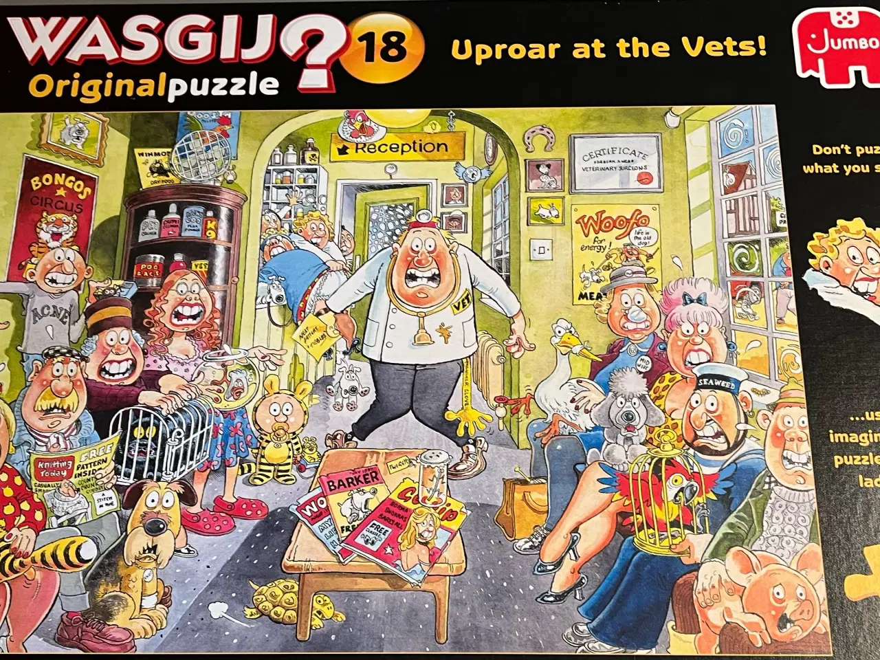 Billede 4 - Wasgij puslespil som nye