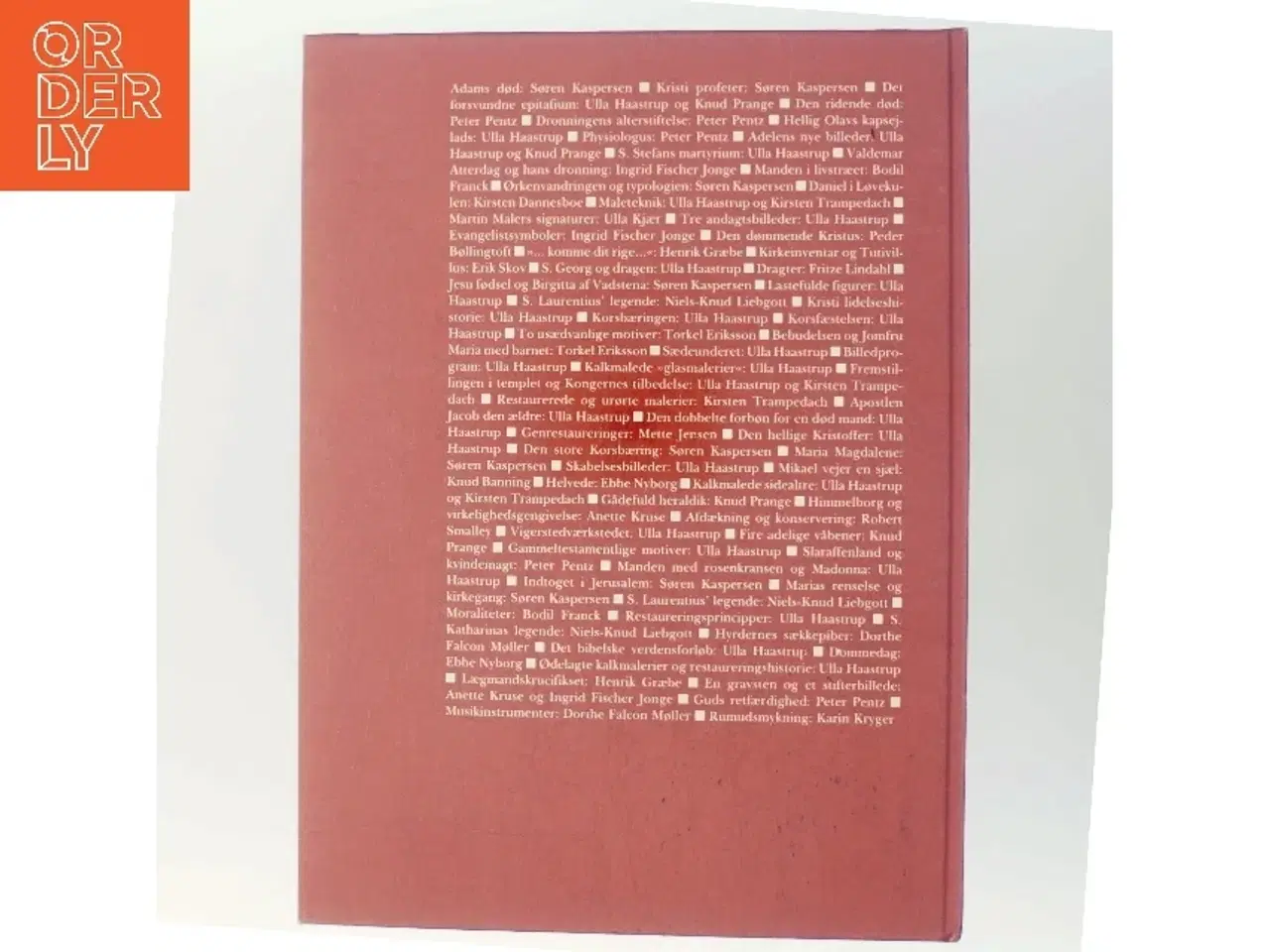 Billede 3 - Danske Kalkmalerier af Ulla Haastrup (Bog)