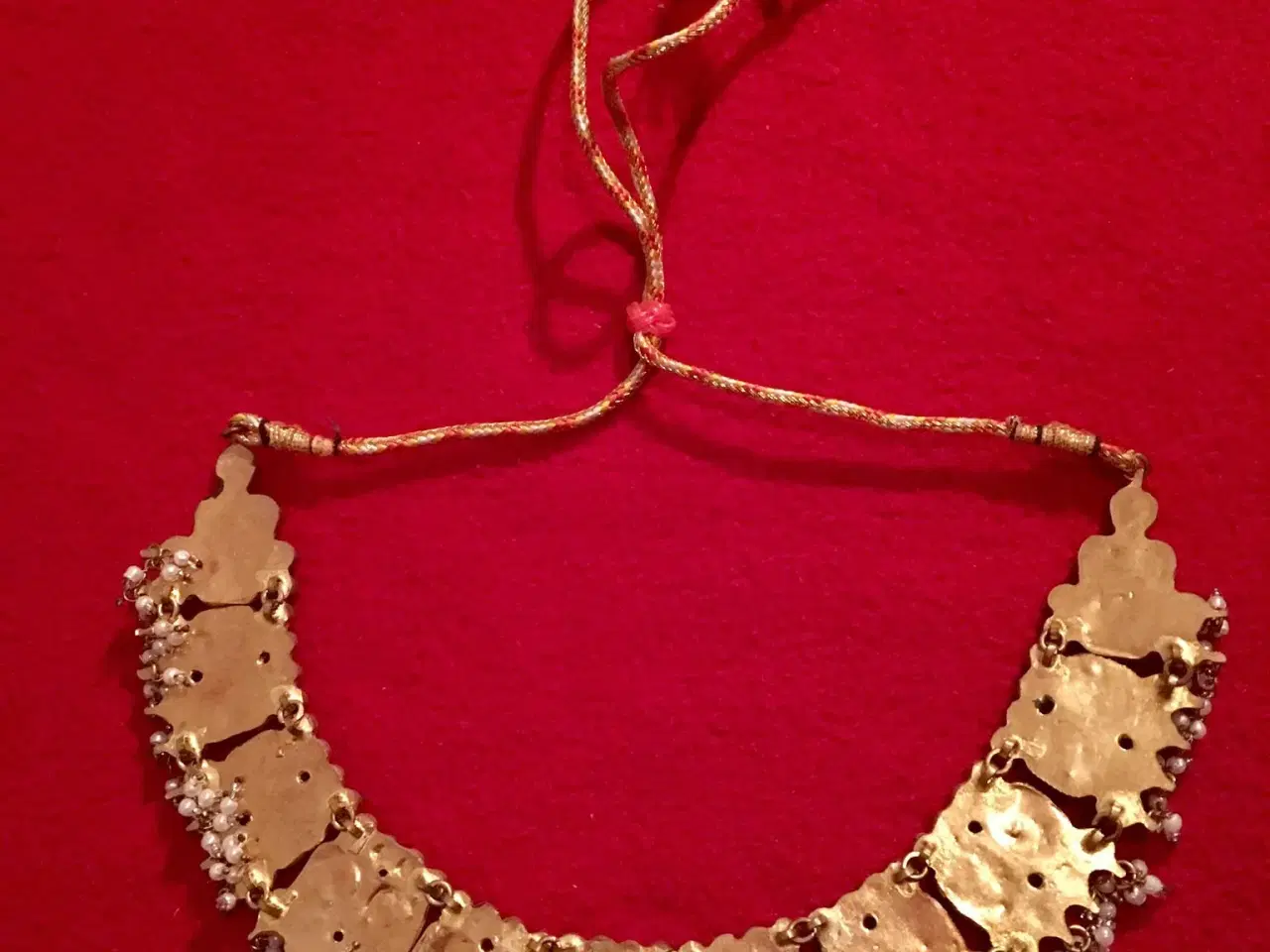 Billede 4 - Lækker halskæde med sten og perler