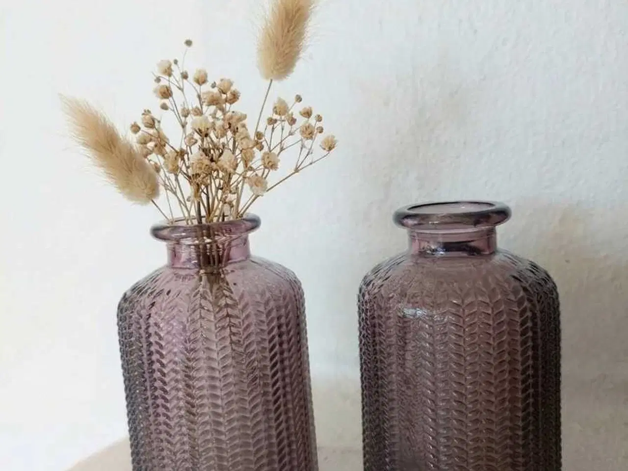 Billede 1 - Sæt med 2 glasvaser