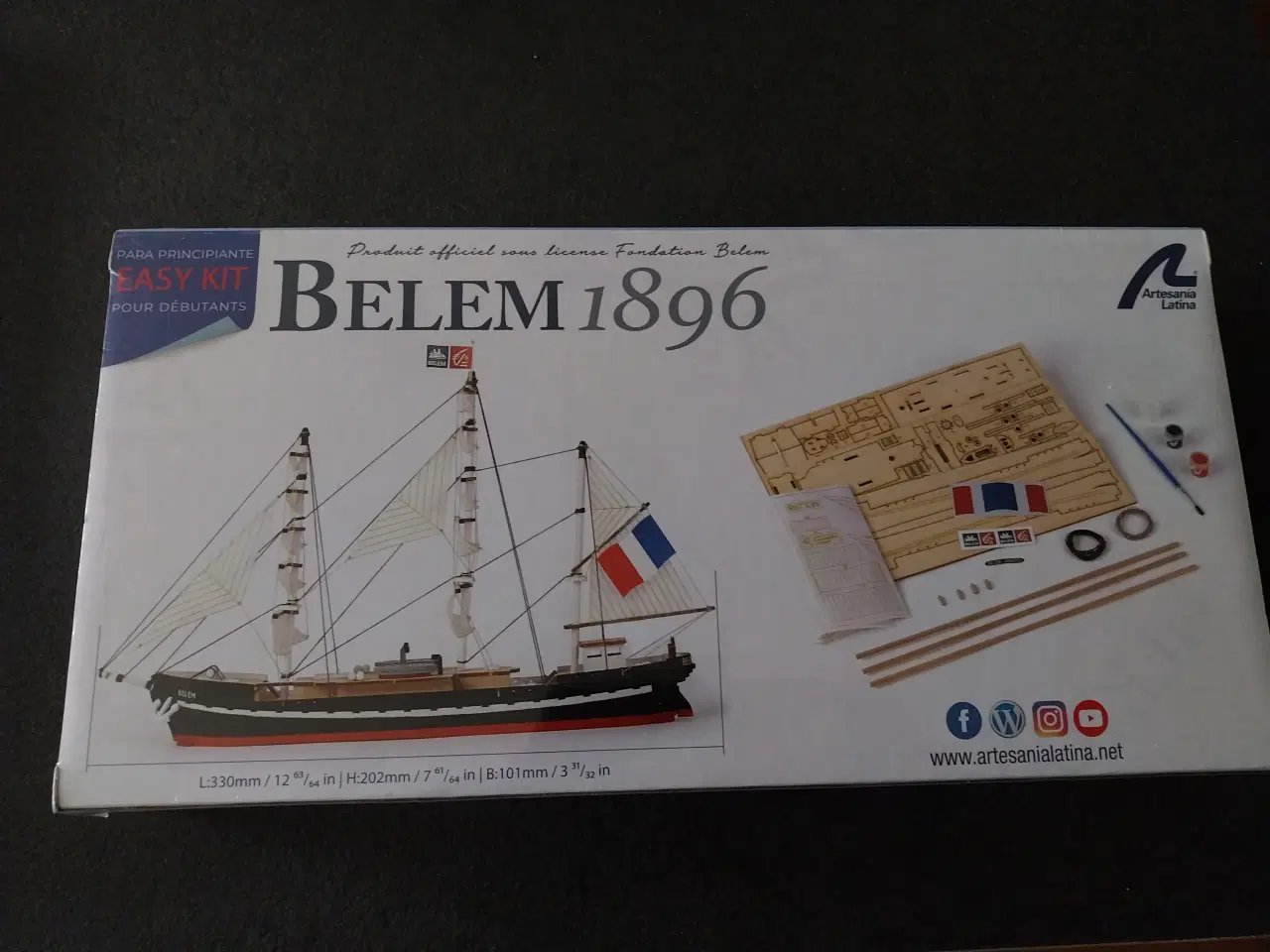 Billede 1 - Artesania Latina Skala 1/160 Belem 1896