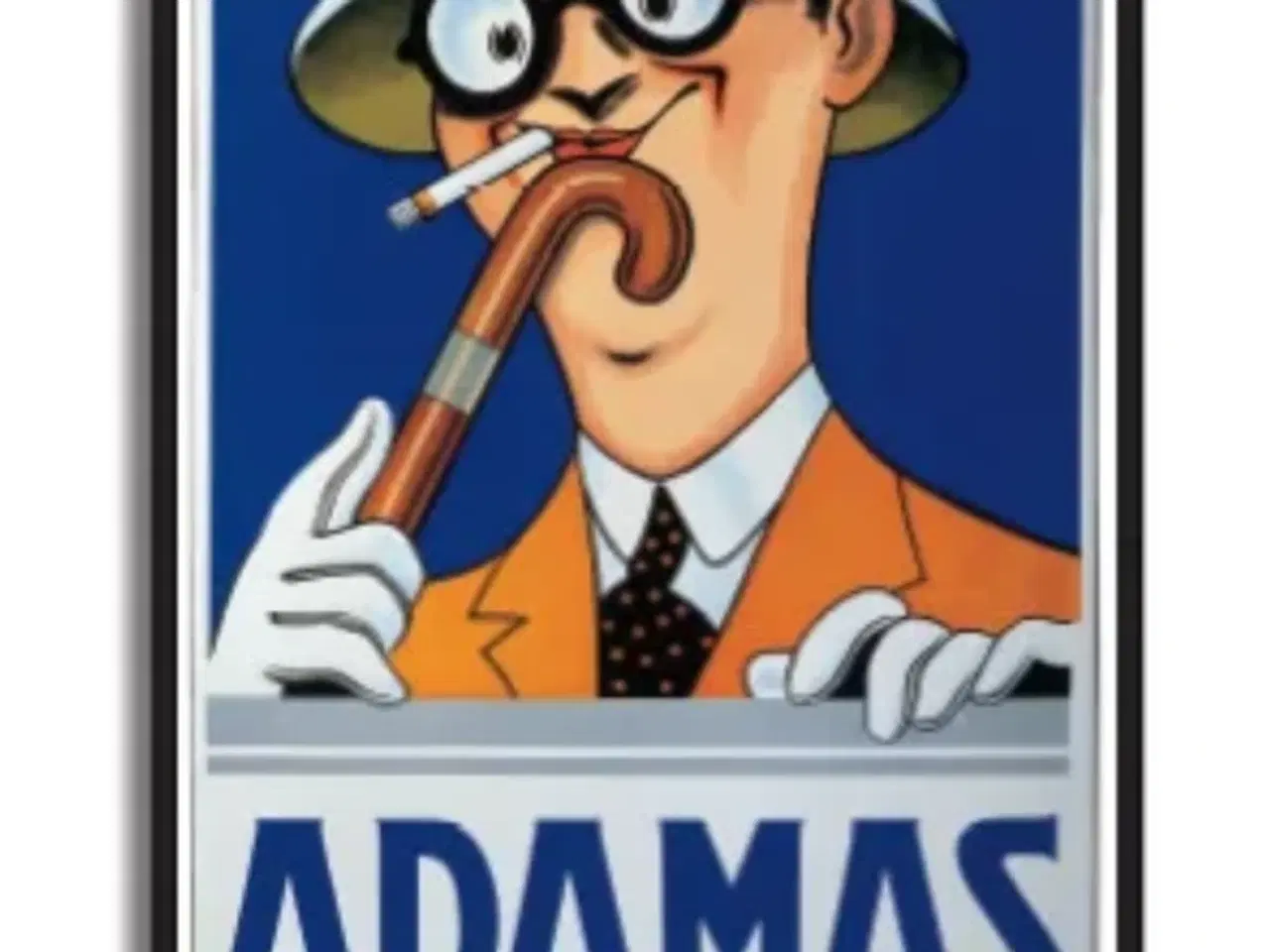 Billede 1 - Adamas cigarettes plakat 36x70 cm