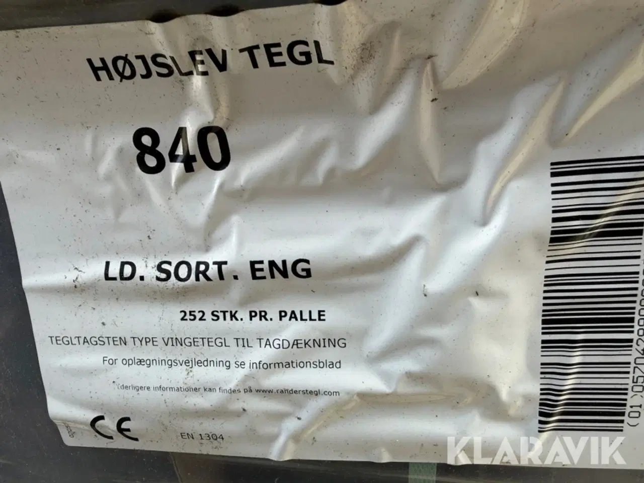 Billede 9 - Tagsten Randers Tegl Højslev LD sort engoberet 300 styk