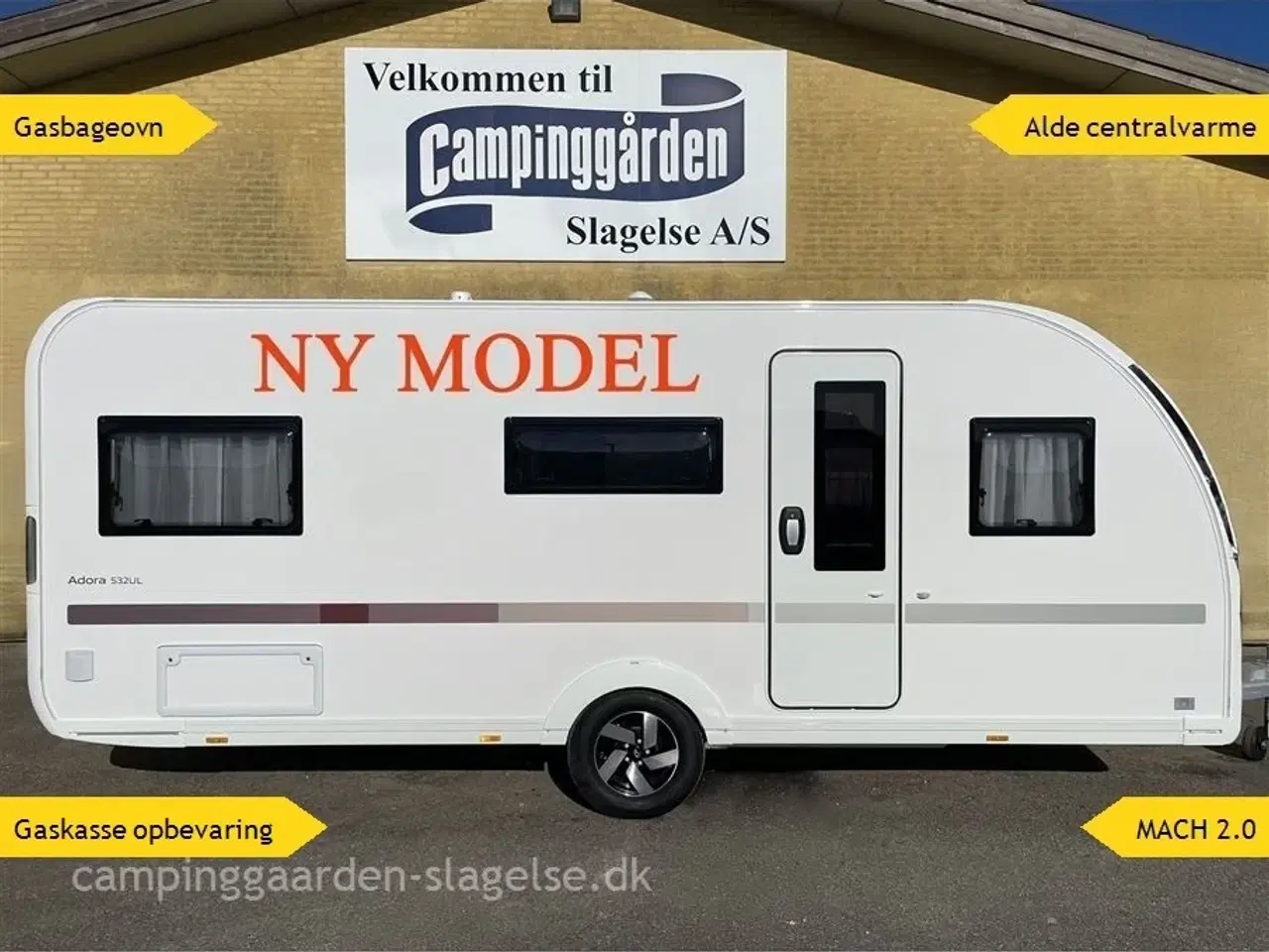 Billede 1 - 2026 - Adria Adora 532 UL NY MODEL - PÅ LAGER - Adria Adora 532 UL – Komfort og fleksibilitet på hjul!