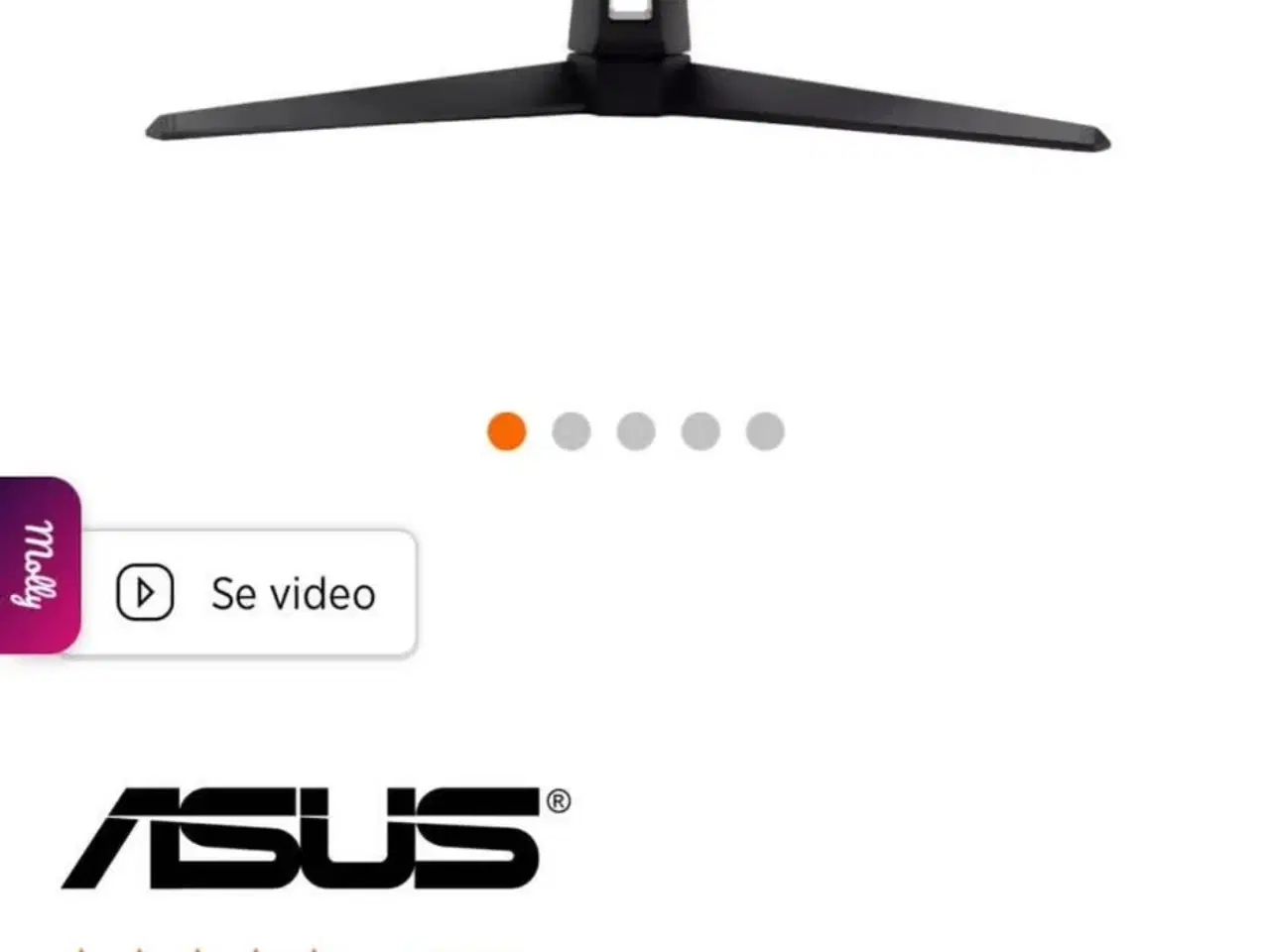 Billede 2 - Asus computerskærm til gaming