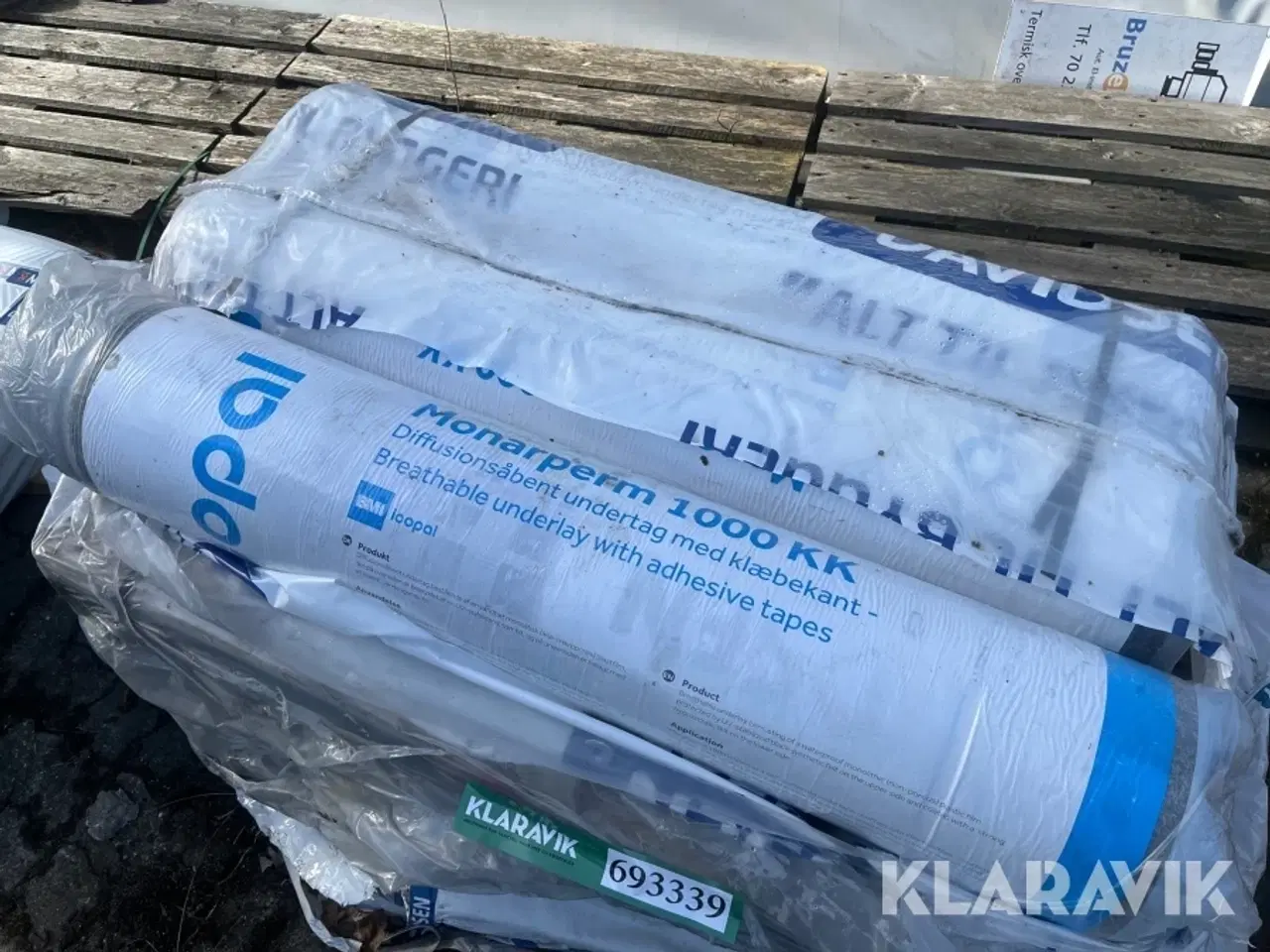 Billede 1 - Undertag Icopal Monarprem 1000 kk 3 ruller