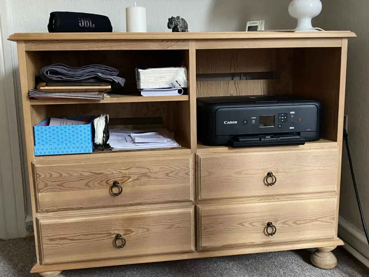 Billede 2 - Kommode sæbebehandlet fyrretræ