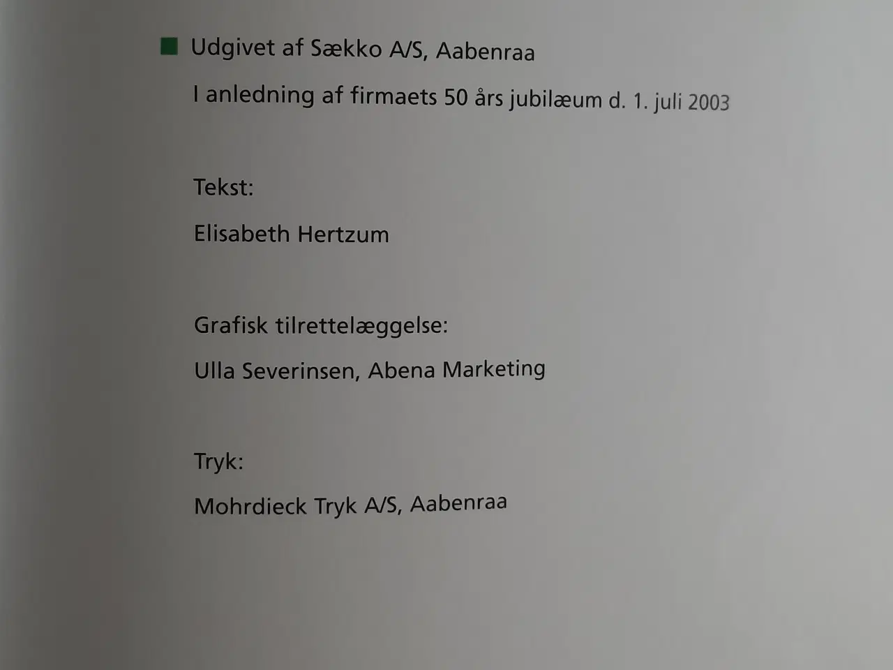 Billede 2 - SÆKKO 1953 -2003