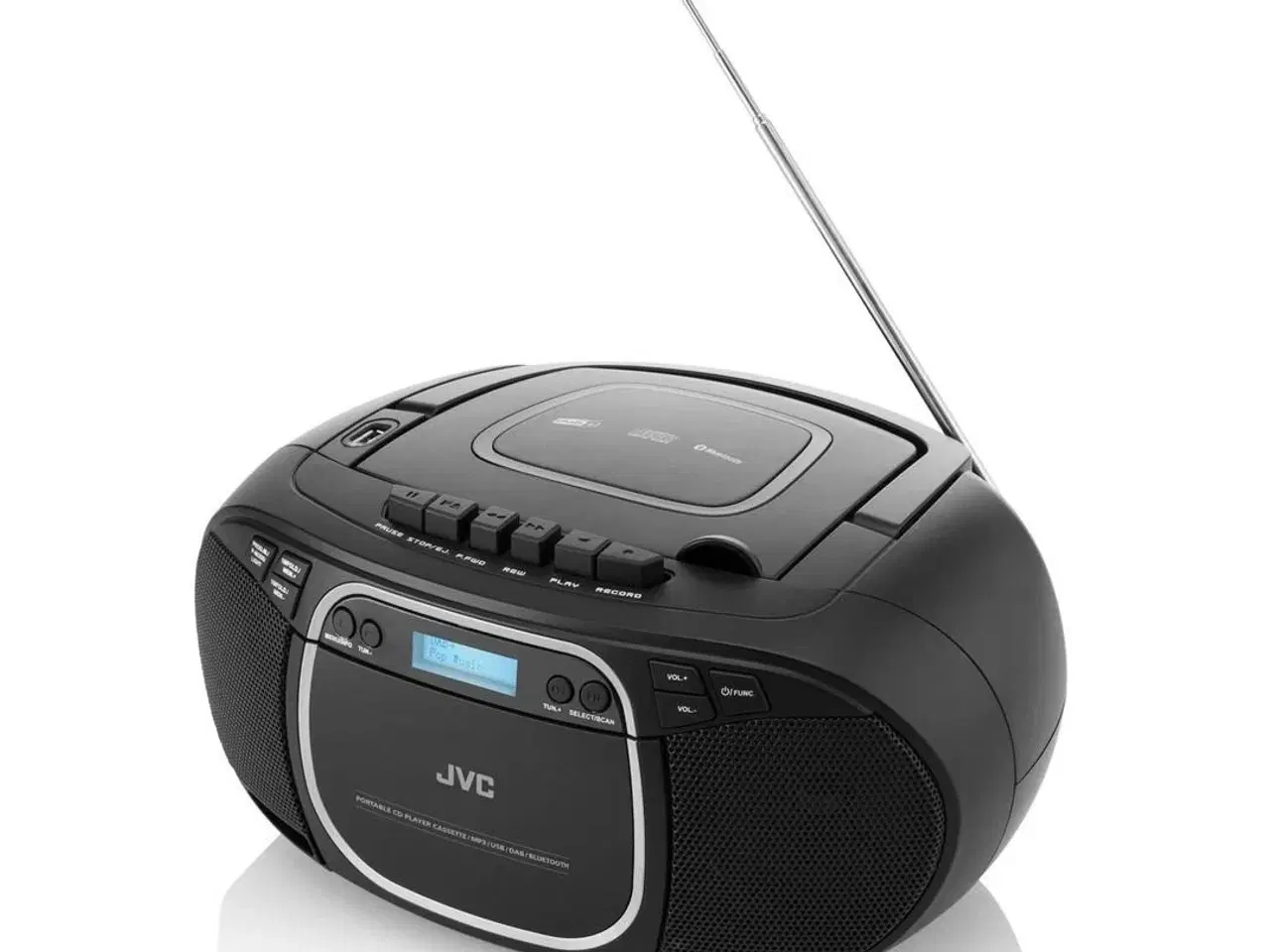 Billede 6 - DAB+ radio med CD og kassette – JVC RC‑E561B i sort