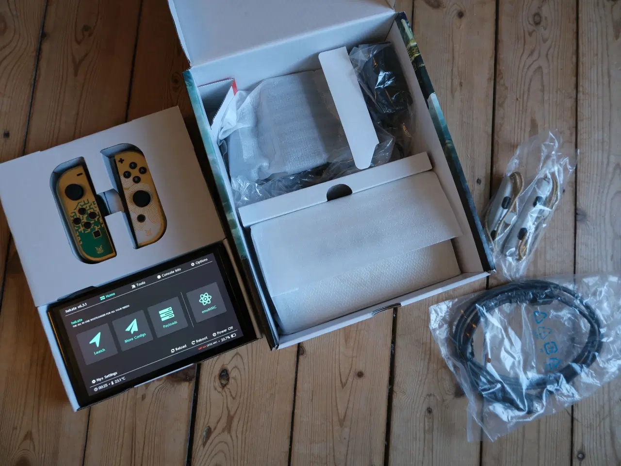 Billede 3 - Switch OLED - Zelda Edition (Modded)