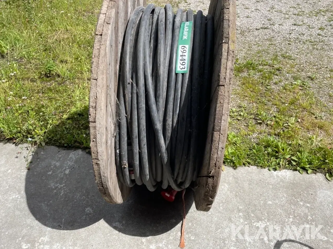 Billede 2 - Kabeltromle med 100 meter 63 ampere kabel