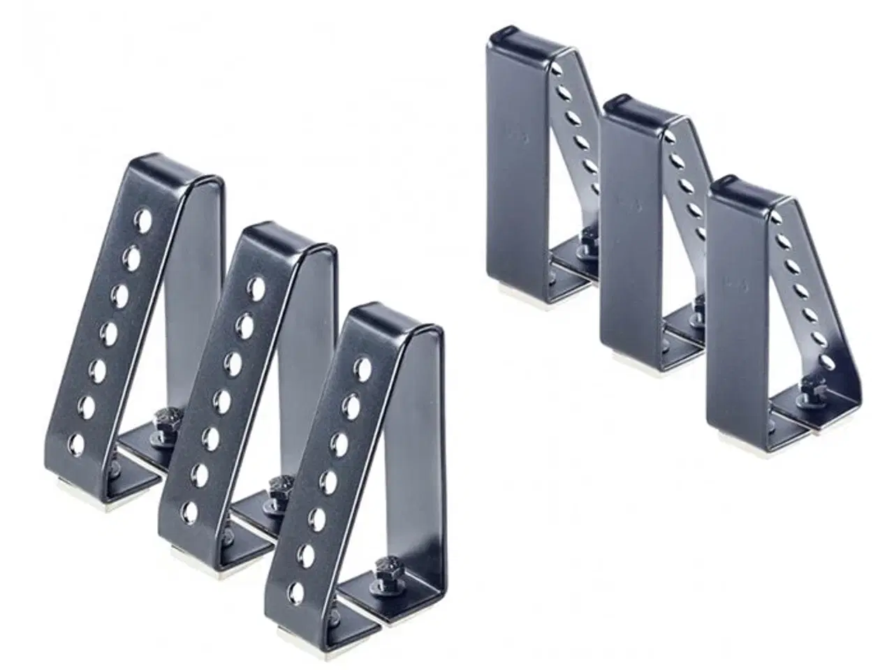 Billede 1 - Laststop sæt 10 cm til Alubøjler - 6 stk.