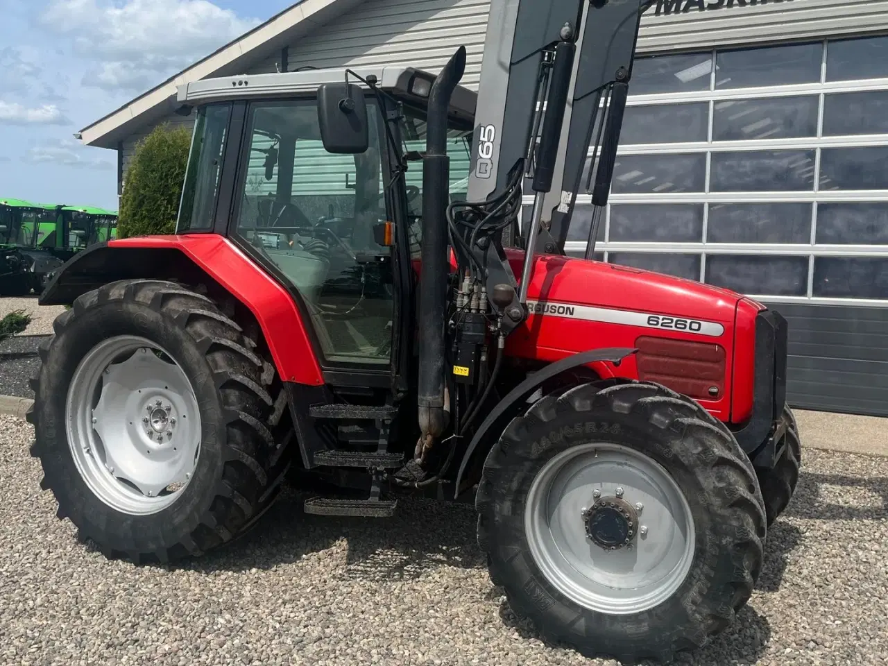 Billede 17 - Massey Ferguson 6260 PowerControl med frontlæsser og Topcon sporfølger
