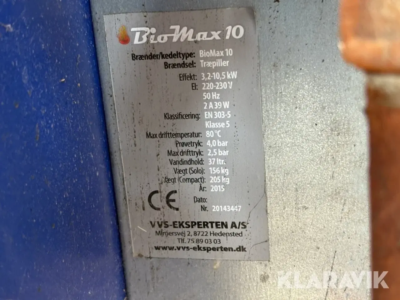 Billede 5 - Pillefyr Bio Max 10