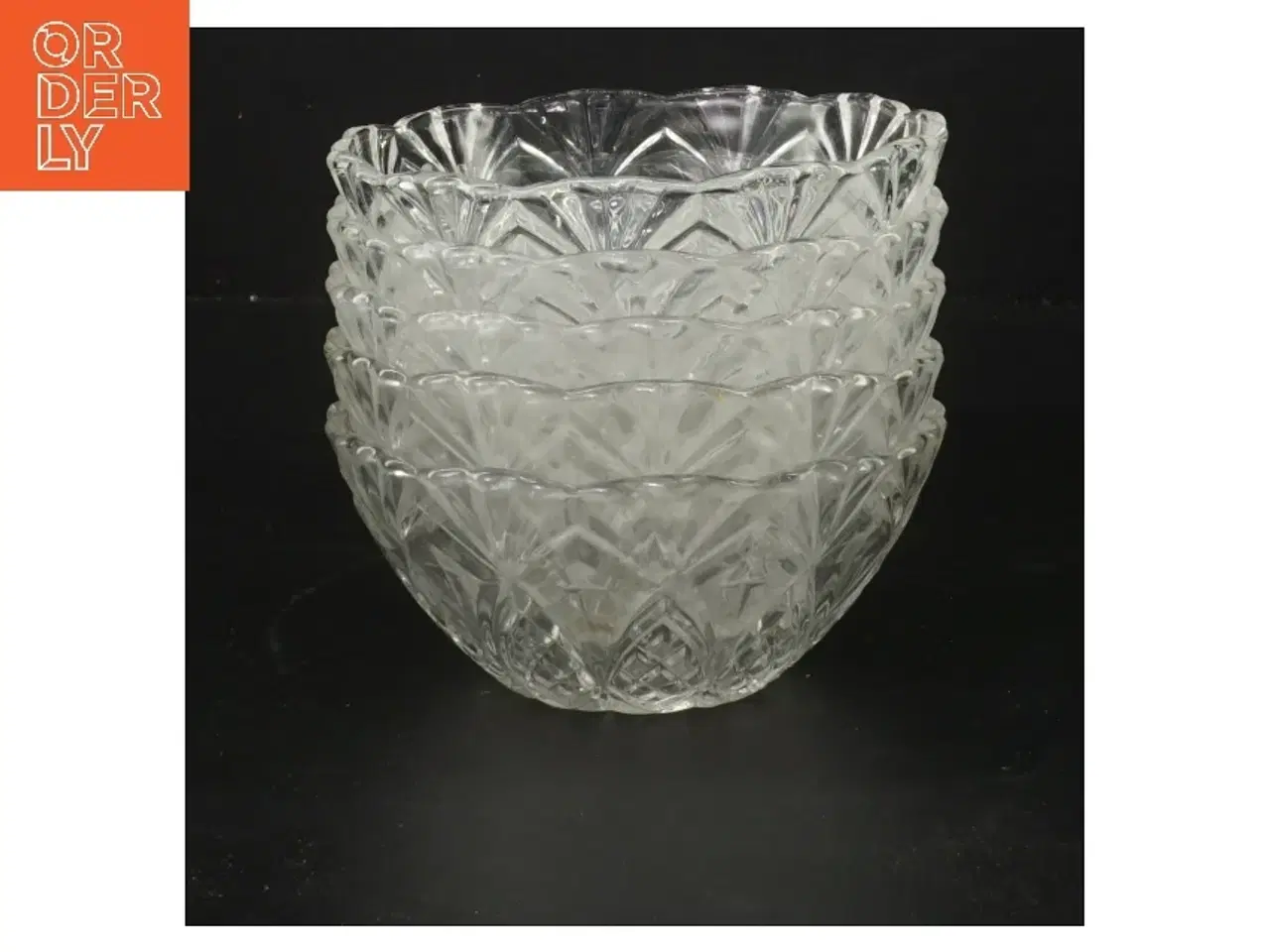 Billede 1 - Glas skålesæt (str. 5 stk Ø 12 cm)