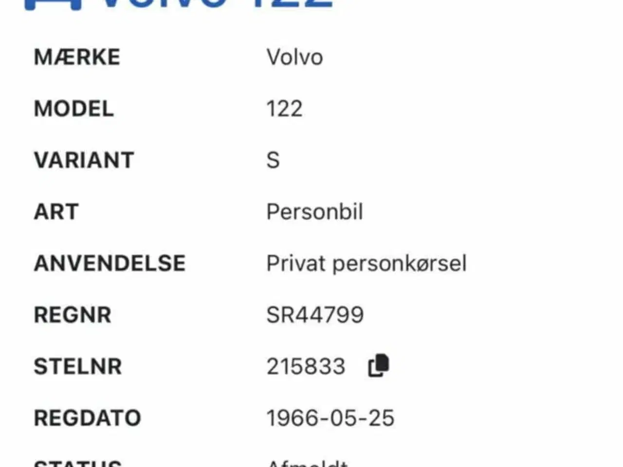 Billede 7 - Volvo Amazon 