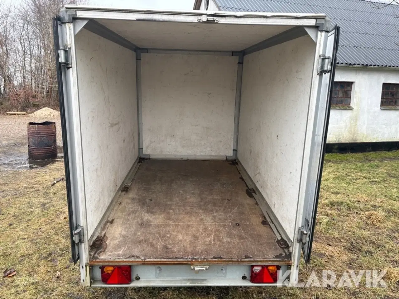 Billede 9 - Lukket trailer Variant B715C2 750 kg. med bremser
