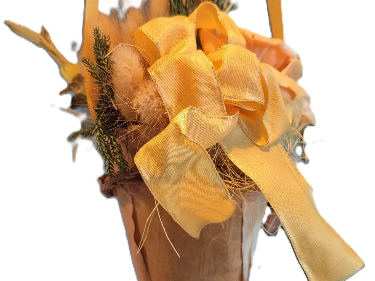 Billede 2 - Smukt unikt påskekræmmerhus med naturpynt