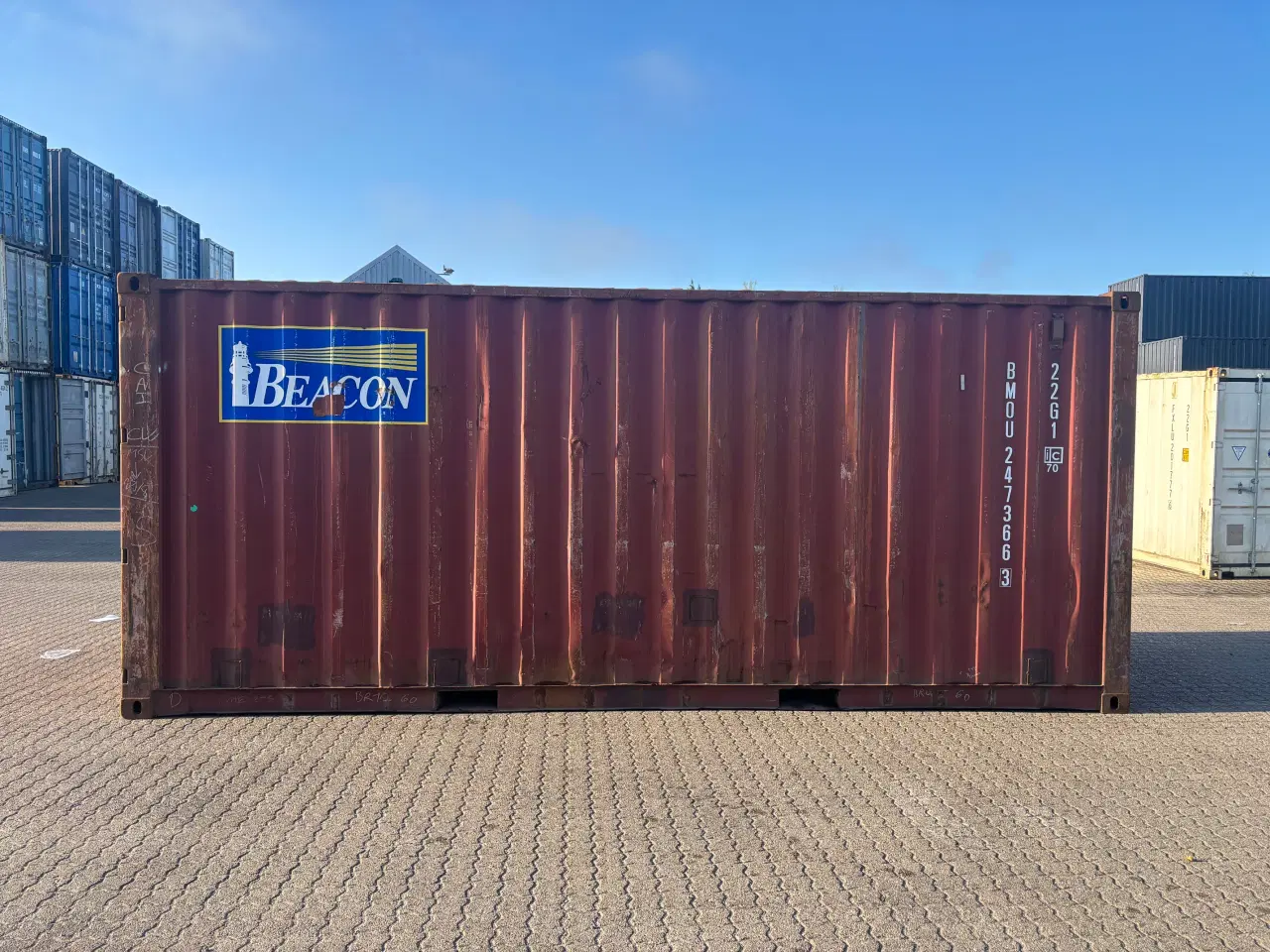 Billede 2 - 20 fods Isoleret Container- ID: BMOU 247366-3