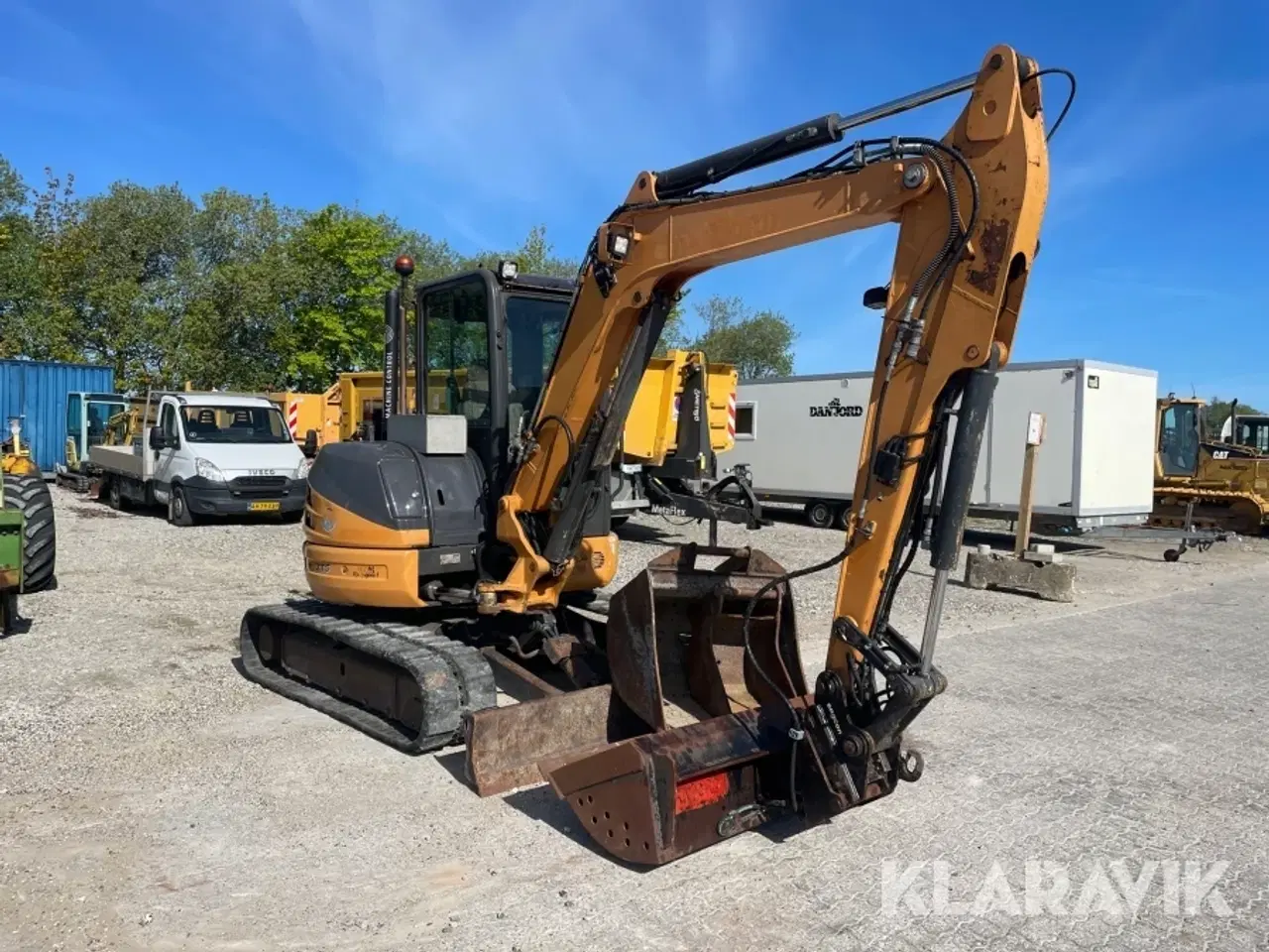 Billede 3 - Gravemaskine Case CX50B-S2 med skovle