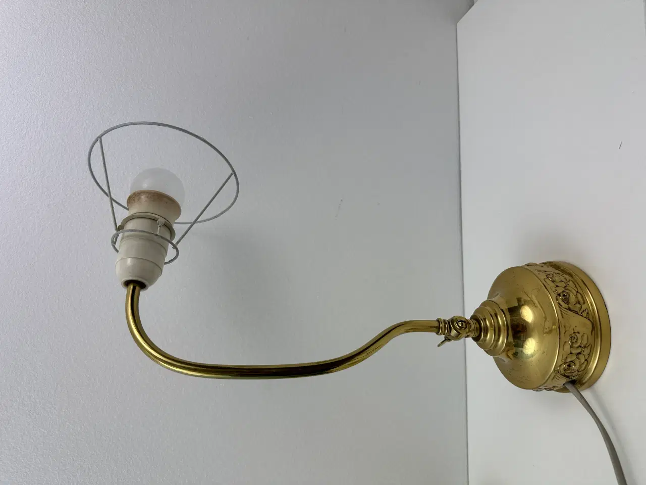 Billede 7 - Vintage messing bordlampe