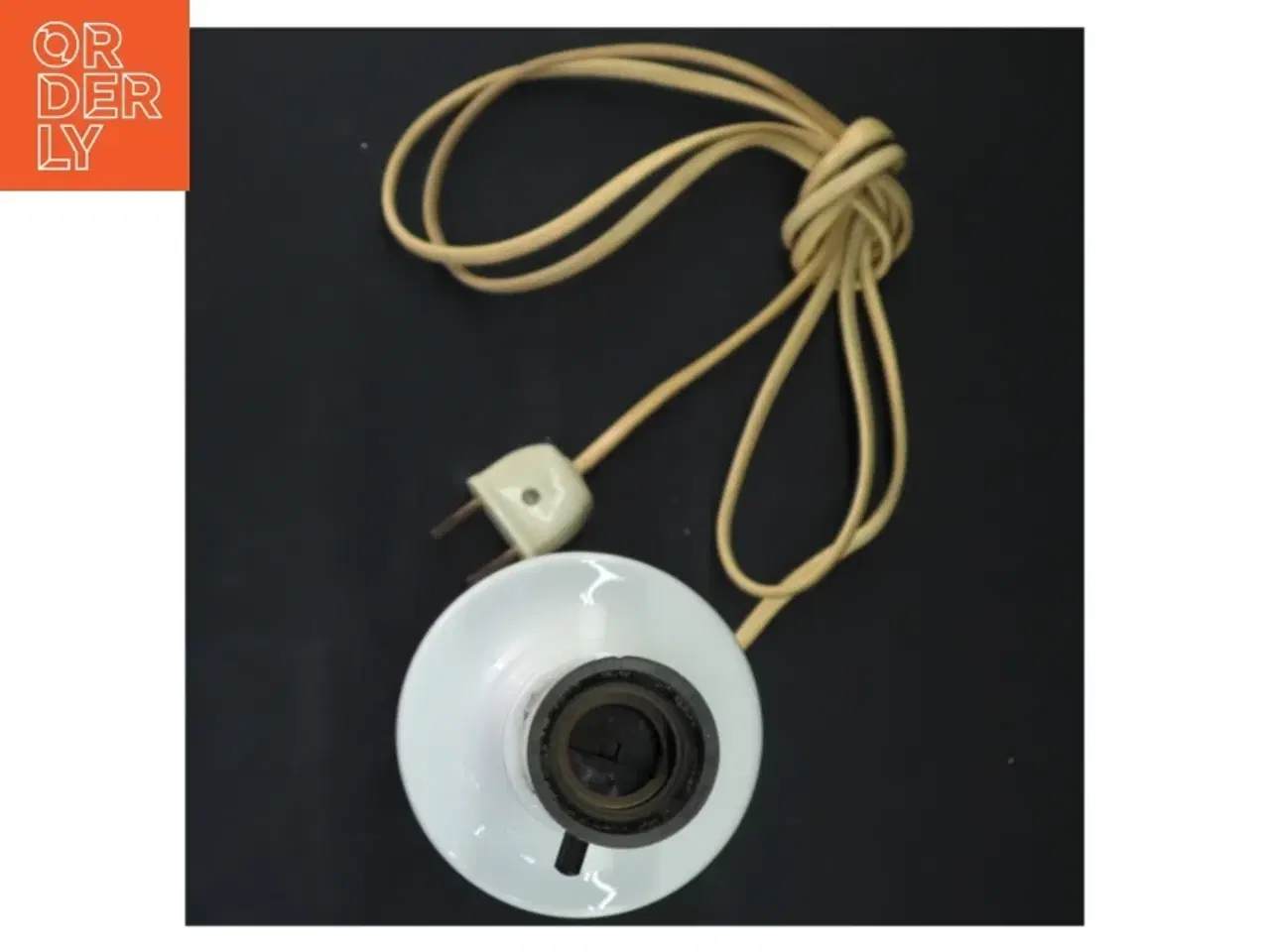 Billede 3 - Tidsel bordlampe fra Royal Copenhagen (str. 30x9 cm)