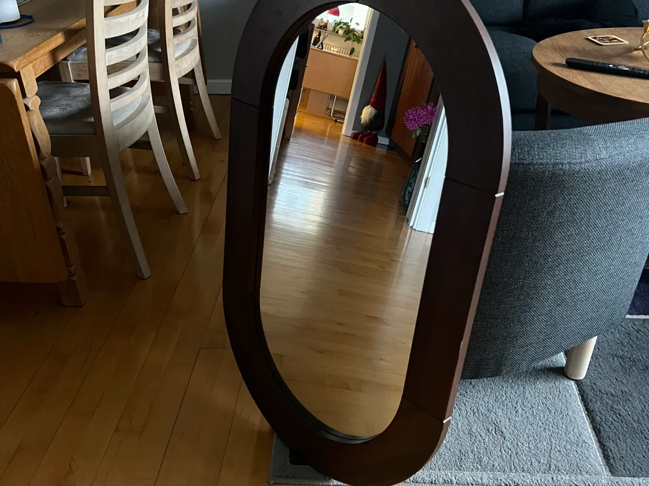 Billede 1 - Teak spejl fra 1970erne