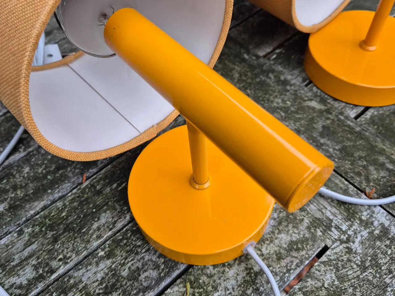 Billede 8 - Fine gule væglamper i dansk design