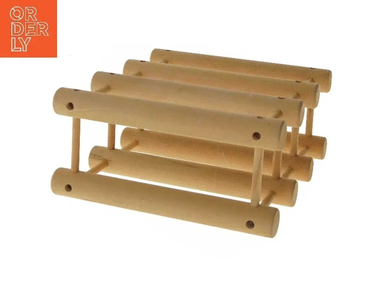 Billede 4 - Træ vinholder (str. 35x13,5x28 cm)