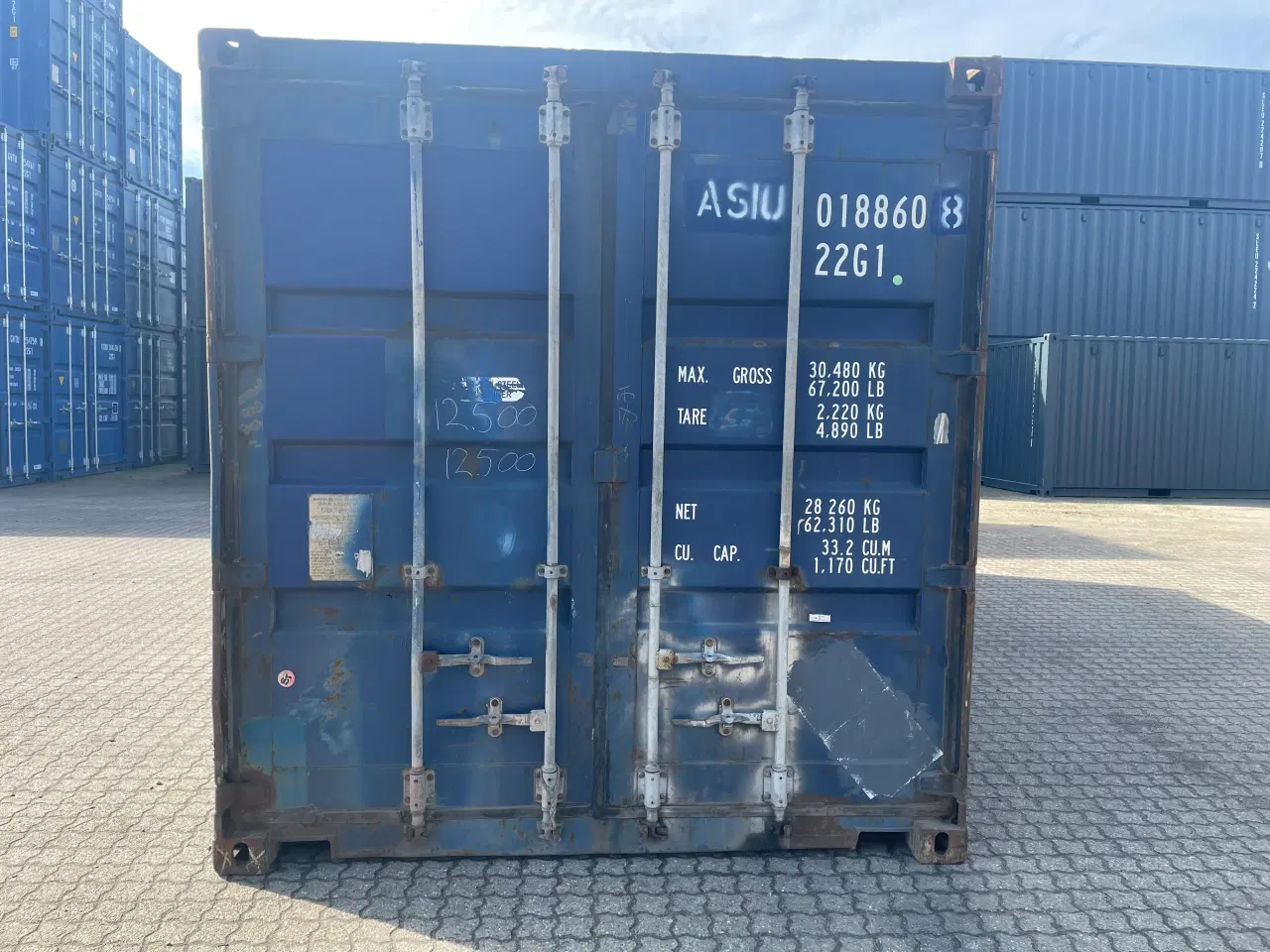 Billede 1 - 20 fods Container- ID: ASIU 018860-8