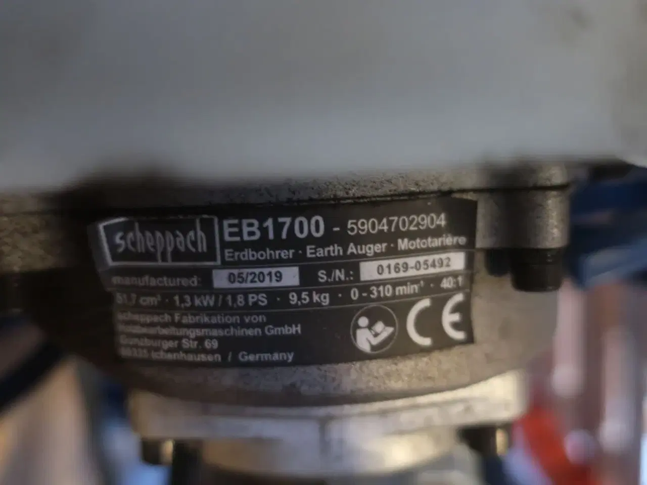 Billede 3 - Pælebor SCHEPPACH 51.7 CC