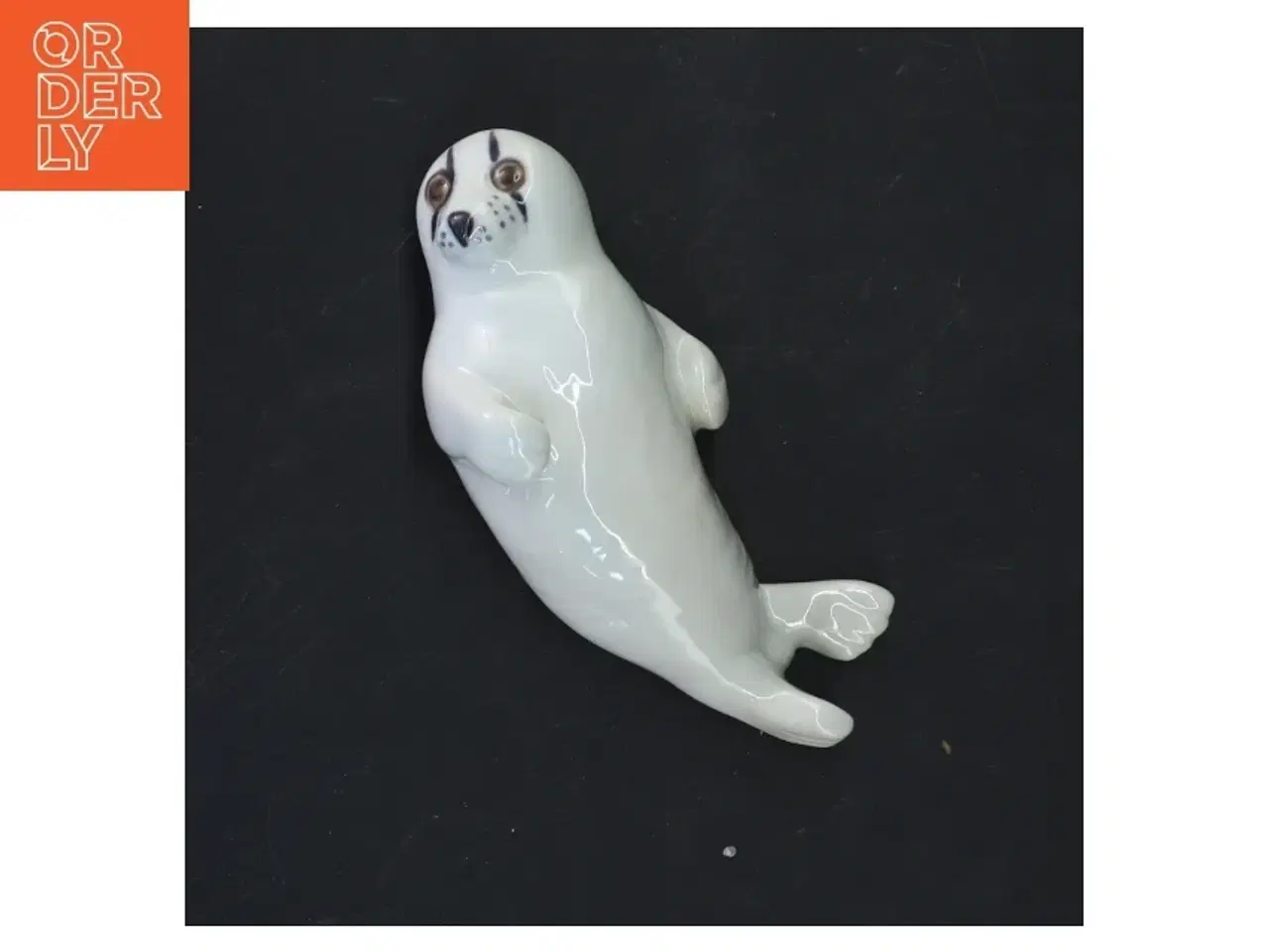 Billede 2 - Porcelænsfigur af sæl fra B&G (str. 15x5 cm)