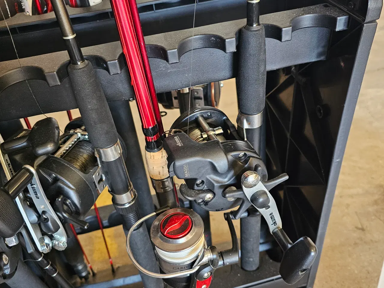 Billede 3 - 8 Hav og Pilk stænger med hjul sælges