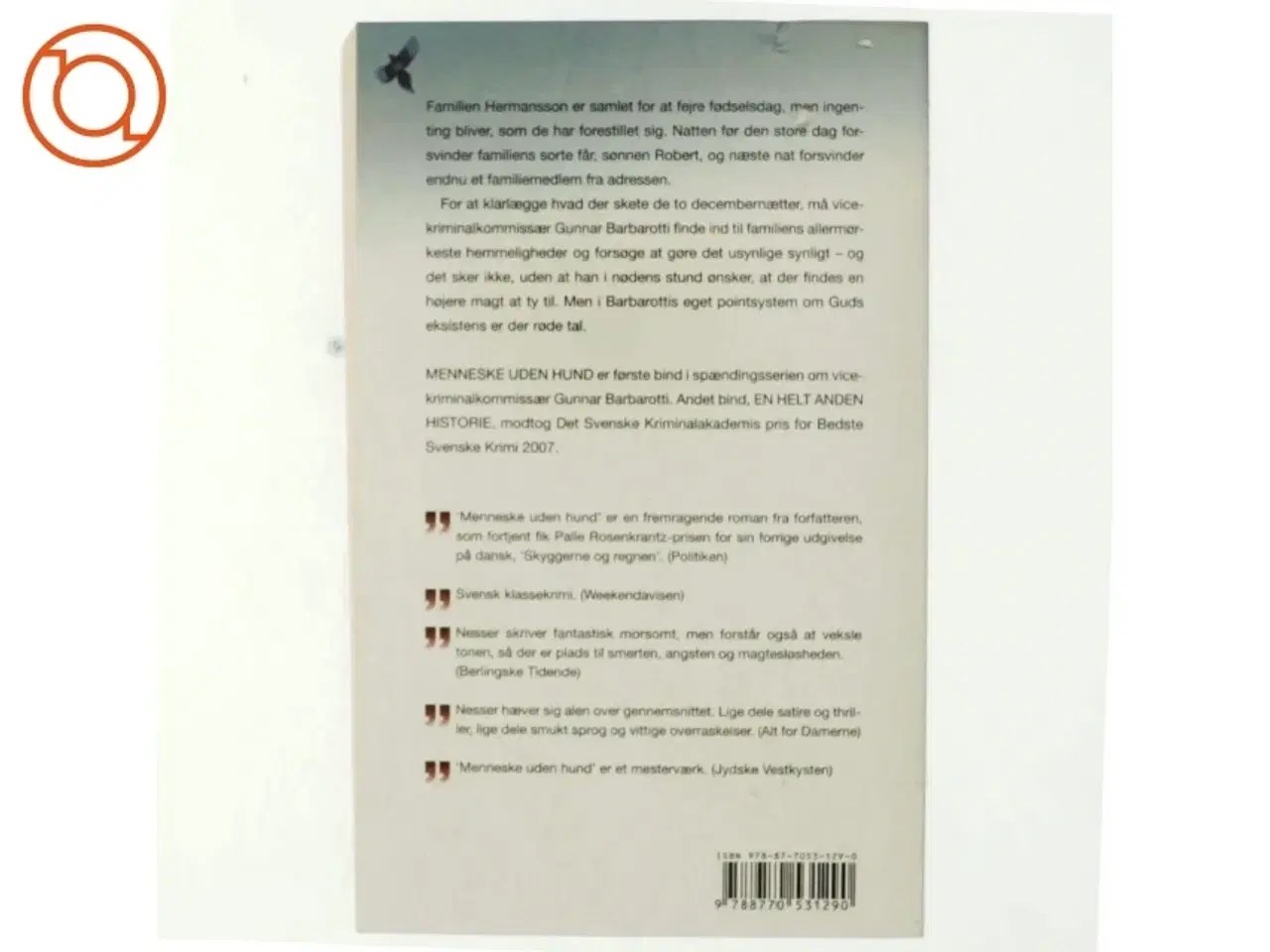 Billede 3 - Menneske Uden Hund (in Danish) (Bog)