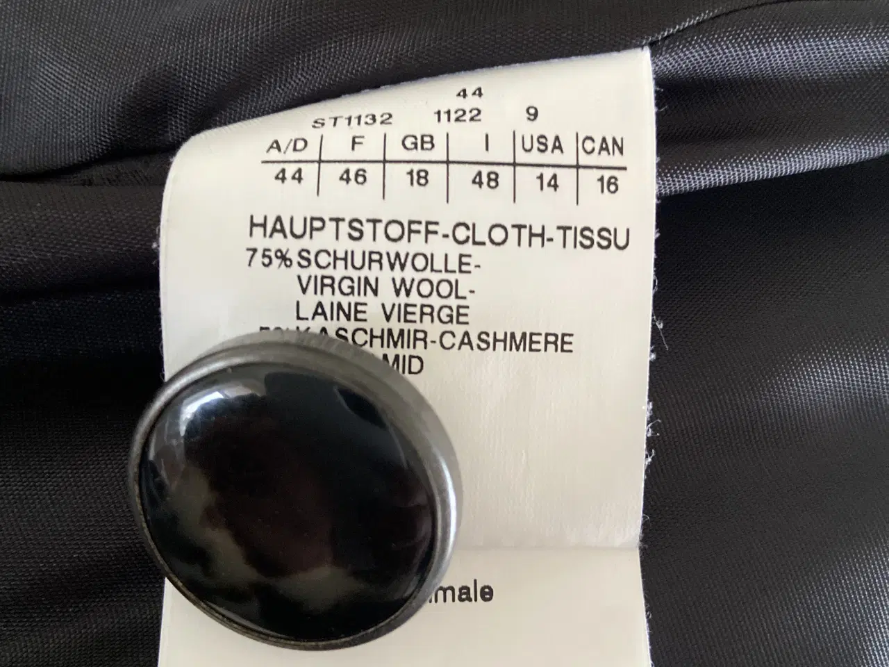 Billede 13 - Ny Steinbock uldfrakke med aftagelig pelskrave.