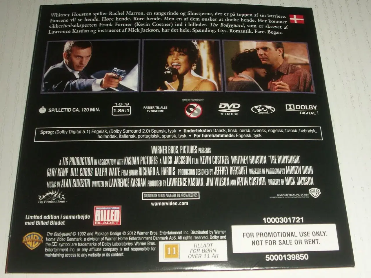 Billede 2 - DVD  The Bodyguard