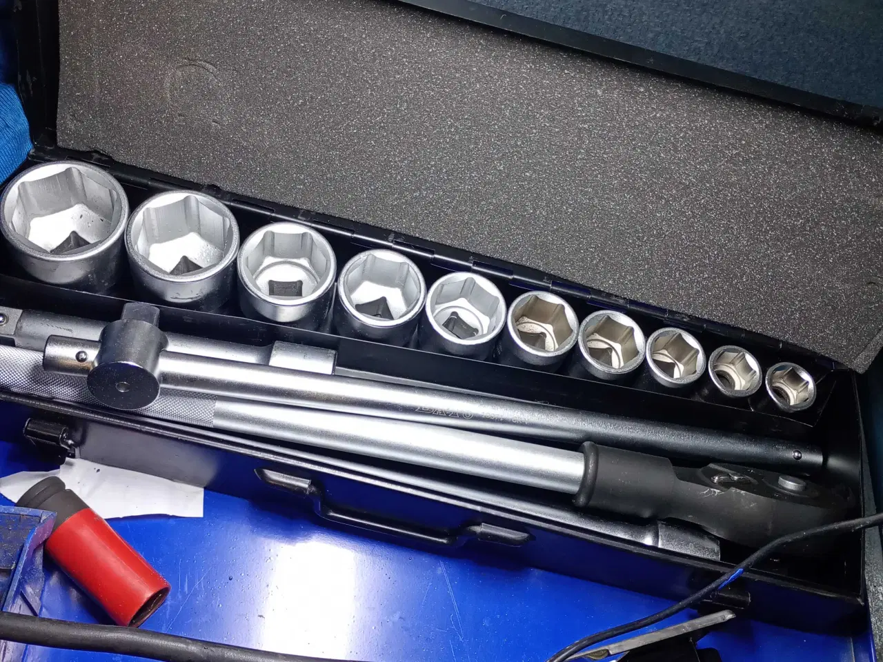 Billede 1 - Topnøglesæt 3/4" 6kt. 14 dele. Bato Varenr. B-S100