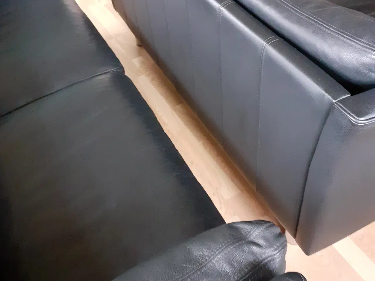 Billede 3 - Sofagruppe i læder