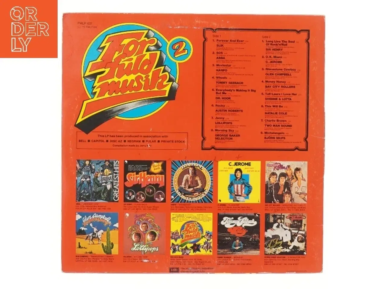 Billede 2 - For fuld musik vol. 2 LP album