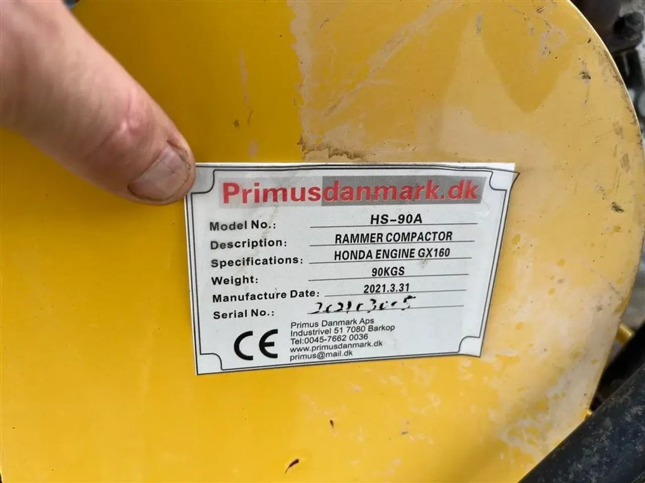Billede 8 - - - - 90kg pladevibrator med Honda motor
