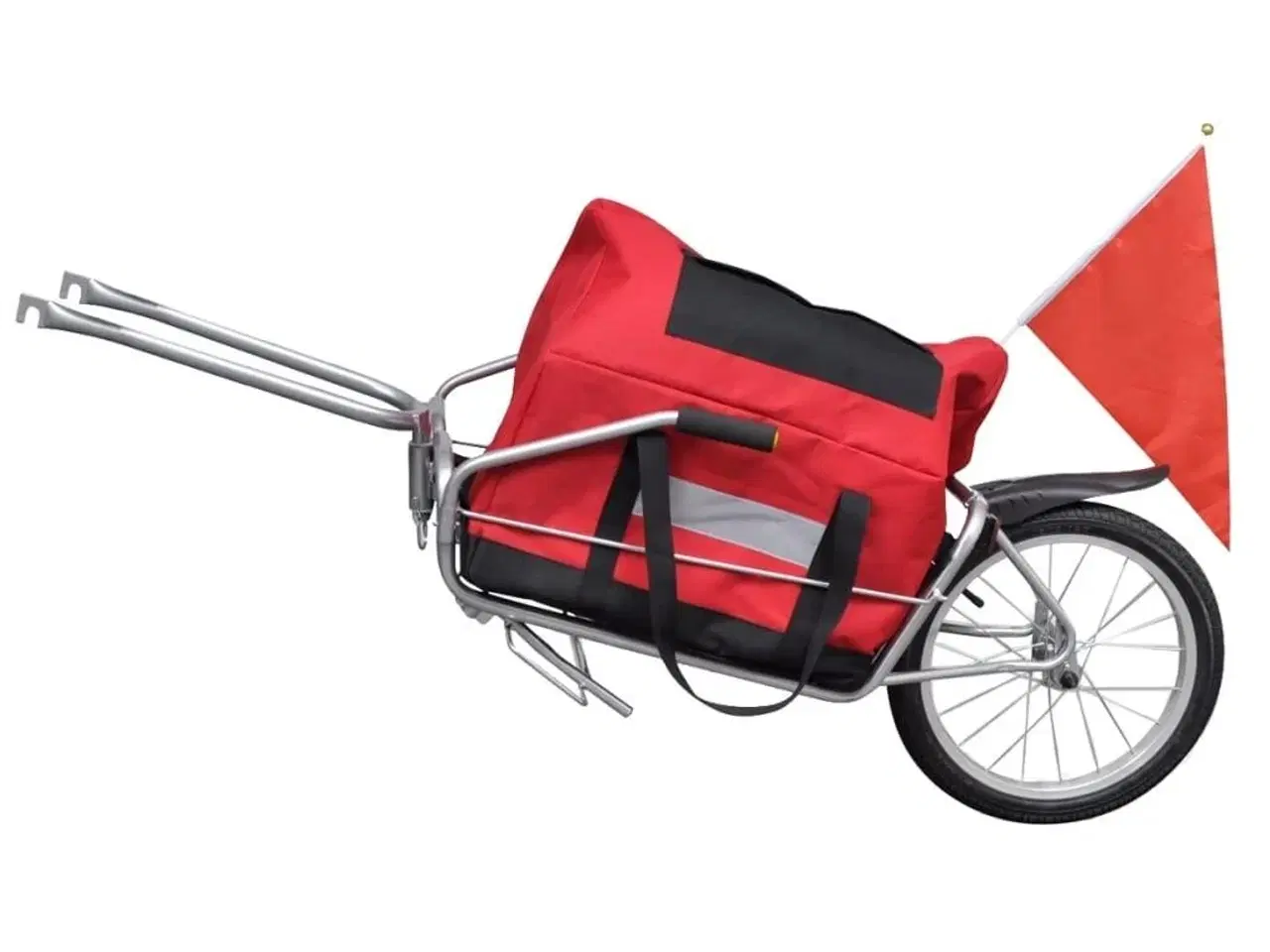 Billede 4 - Ethjulet cykelanhænger med opbevaringstaske